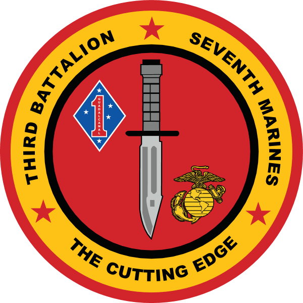 3rd Battalion 7th Marine Regiment USMC Logo