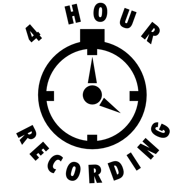 4 Hour Recording ,Logo , icon , SVG 4 Hour Recording