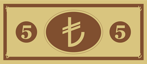 5 TL (Türk Lirası) Logo