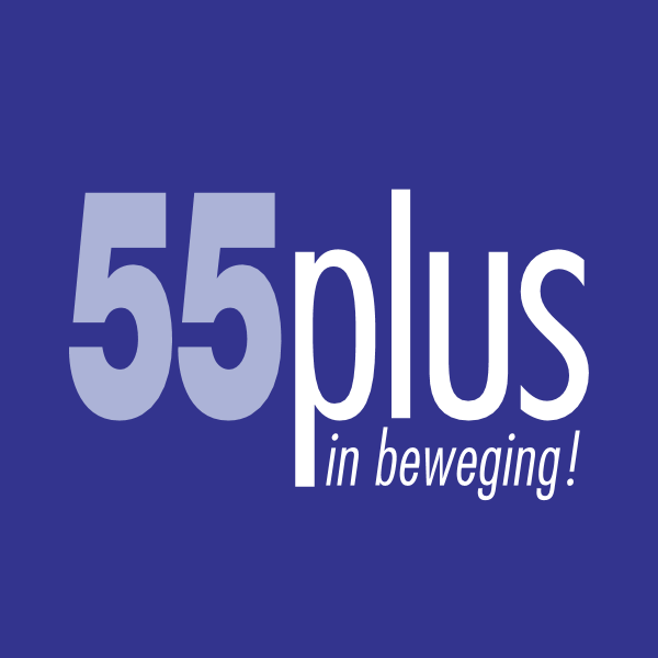 55 plus ,Logo , icon , SVG 55 plus