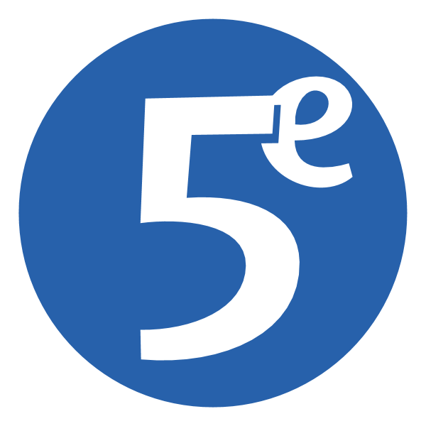 5e ,Logo , icon , SVG 5e