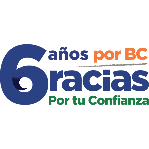 6 años por BC Gracias por tu confianza Logo ,Logo , icon , SVG 6 años por BC Gracias por tu confianza Logo