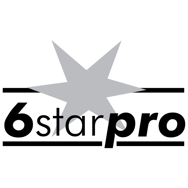6 Star Pro ,Logo , icon , SVG 6 Star Pro
