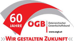 60 Jahre ÖGB Österreichischer Gewerkschaftsbund Logo ,Logo , icon , SVG 60 Jahre ÖGB Österreichischer Gewerkschaftsbund Logo