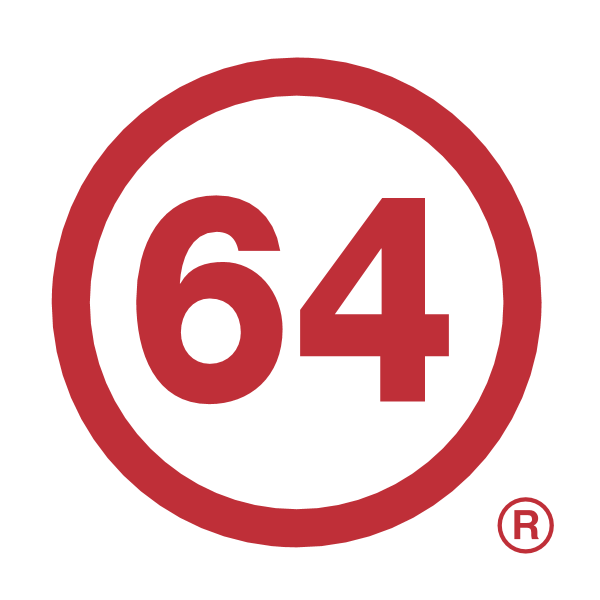 64 Logo ,Logo , icon , SVG 64 Logo