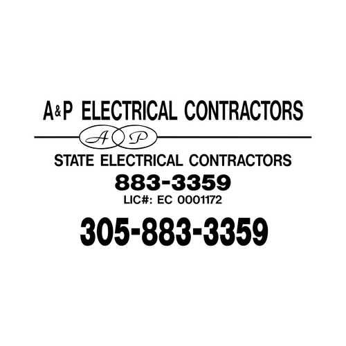 AampP Electrical Contractors ,Logo , icon , SVG AampP Electrical Contractors
