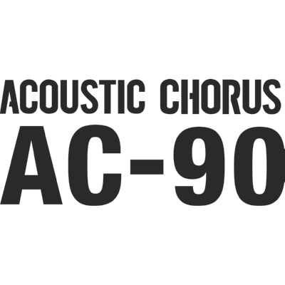 AC-90 Acoustic Chorus Logo ,Logo , icon , SVG AC-90 Acoustic Chorus Logo
