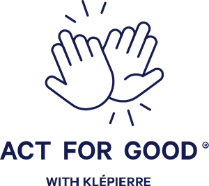 Act For Good with Klépierre Logo