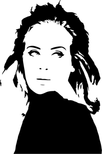 Adele Silhouette Logo ,Logo , icon , SVG Adele Silhouette Logo