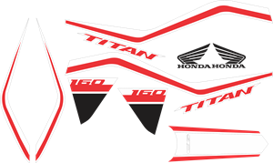ADESIVO HONDA TITAN 160 2019 Logo ,Logo , icon , SVG ADESIVO HONDA TITAN 160 2019 Logo