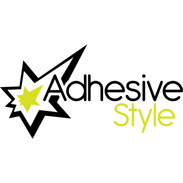 Adhesive Style Logo ,Logo , icon , SVG Adhesive Style Logo