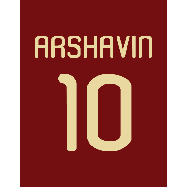 Adidas Rusia Arshavin 10 Logo