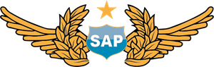 AEROESPACIAL ECUADOR SAP ALAS PILOTO TARJETERO Logo