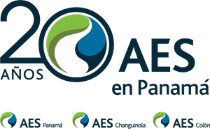 Aes Panamá 20 años Logo ,Logo , icon , SVG Aes Panamá 20 años Logo