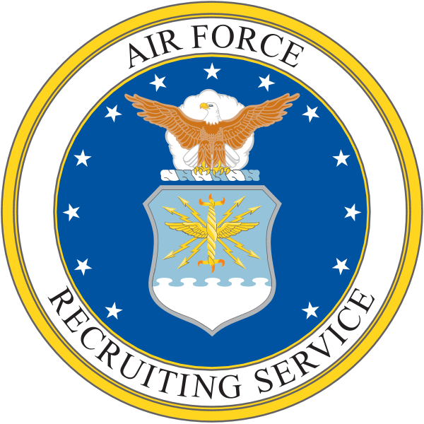 AIR FORCE RECRUITING EMBLEM Logo ,Logo , icon , SVG AIR FORCE RECRUITING EMBLEM Logo