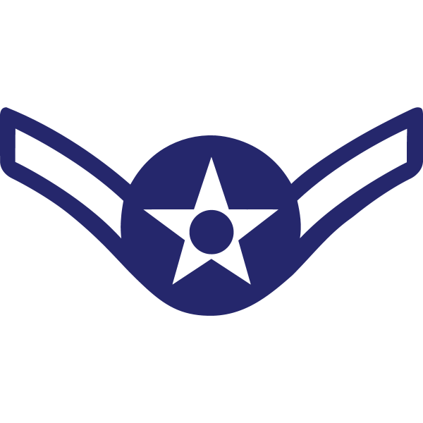 AIRMAN RANK INSIGNIA Logo ,Logo , icon , SVG AIRMAN RANK INSIGNIA Logo