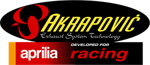 Akrapovic for Aprilia Racing Logo ,Logo , icon , SVG Akrapovic for Aprilia Racing Logo