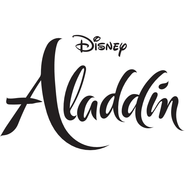 Aladdin 2019 Logo Black