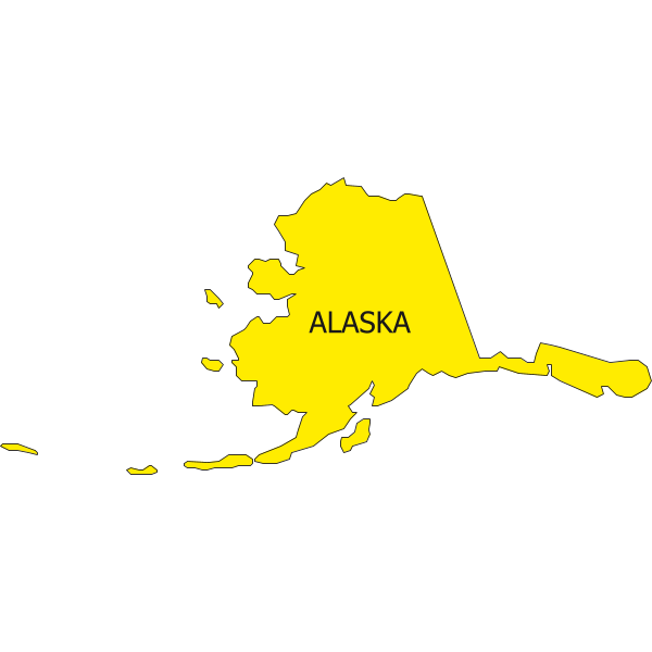 ALASKA MAP Logo ,Logo , icon , SVG ALASKA MAP Logo