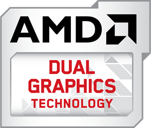 AMD Dual Graphics Technology Logo ,Logo , icon , SVG AMD Dual Graphics Technology Logo