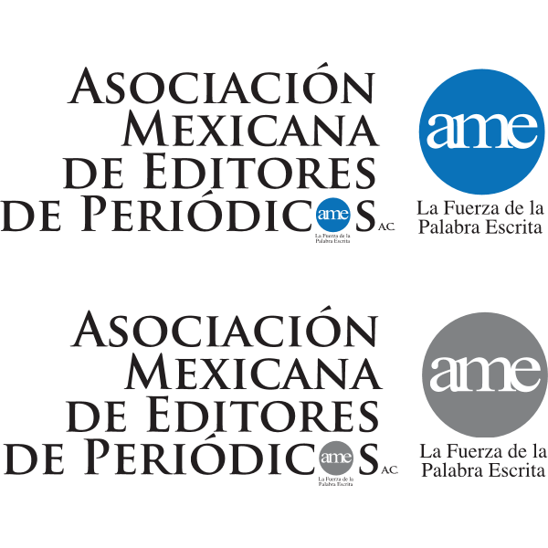 AME Asociación Mexicana de Editores de Periódicos Logo ,Logo , icon , SVG AME Asociación Mexicana de Editores de Periódicos Logo