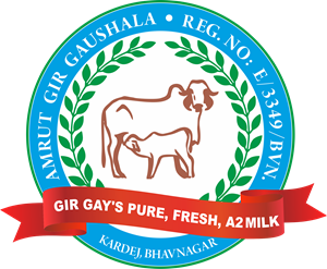 amrut gir cow barn(goushala) Logo ,Logo , icon , SVG amrut gir cow barn(goushala) Logo