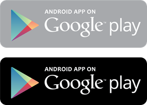 Vetor de App store buttons set. Google Play Store logo.