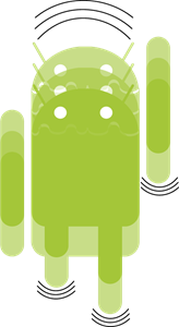 Android Vertical Vibration Logo ,Logo , icon , SVG Android Vertical Vibration Logo