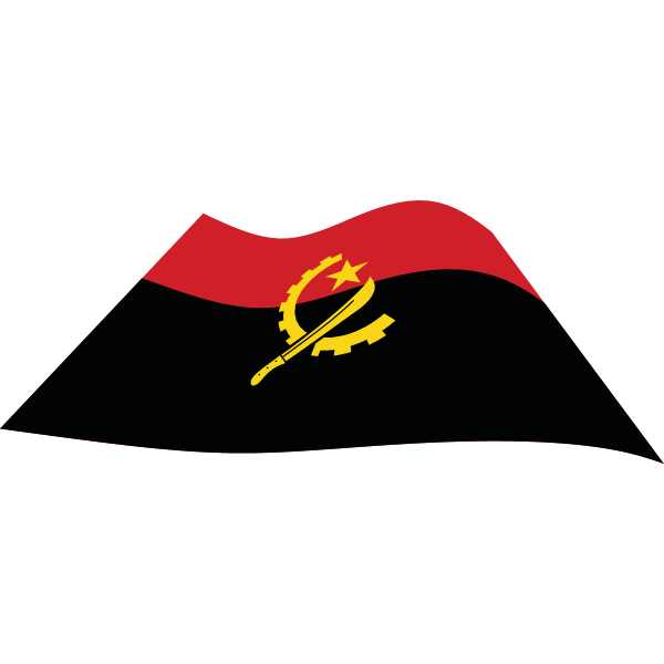 ANGOLAN WAVING FLAG Logo