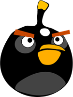 Angry Birds Bomb Logo ,Logo , icon , SVG Angry Birds Bomb Logo
