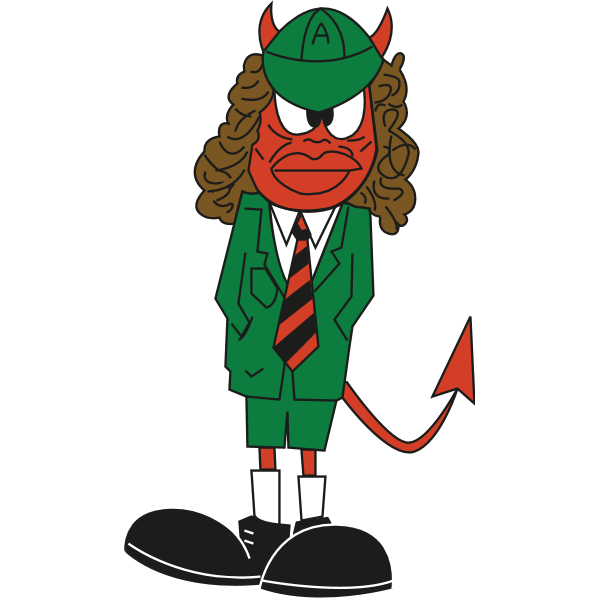 Angus Young Devil Logo