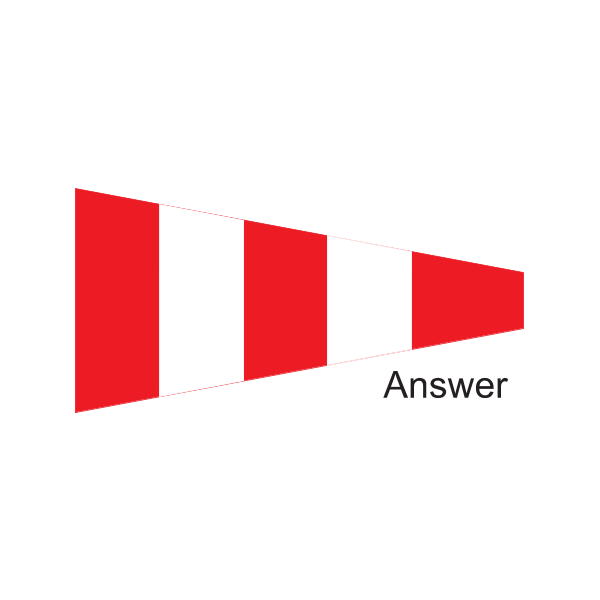 Answer Flag Logo