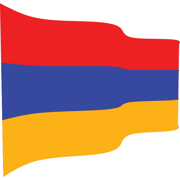ARMENIAN WAVY FLAG Logo ,Logo , icon , SVG ARMENIAN WAVY FLAG Logo