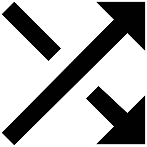 Cross Arrow ,Logo , icon , SVG Cross Arrow