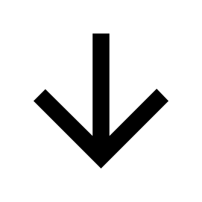 arrow down ,Logo , icon , SVG arrow down