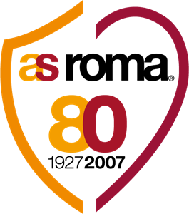 AS ROMA 80° anniversary Logo ,Logo , icon , SVG AS ROMA 80° anniversary Logo