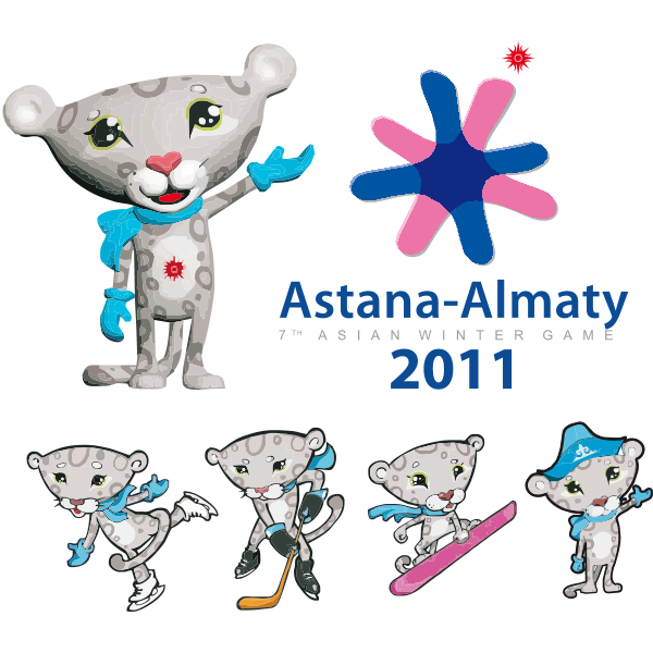 Astana-Almaty 7th Asian Winter Game Logo