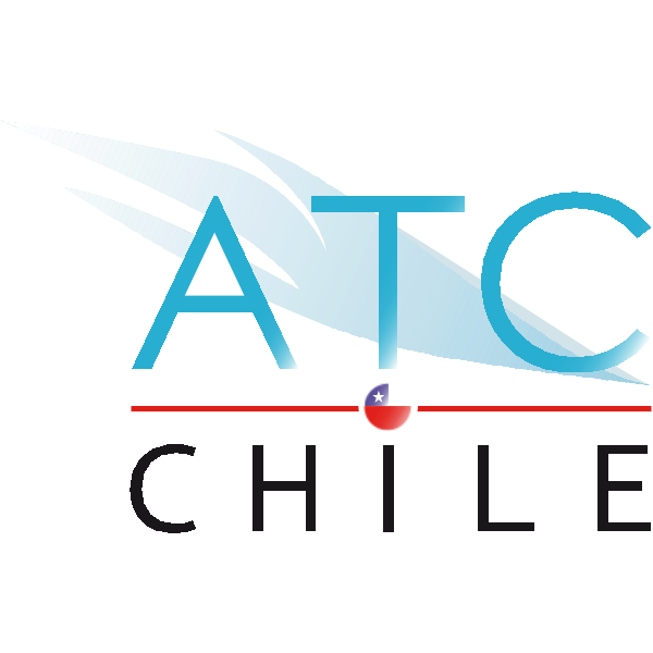 ATC CHILE Colegio de controladores aéreos de Chile Logo