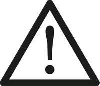 Attention sign Logo
