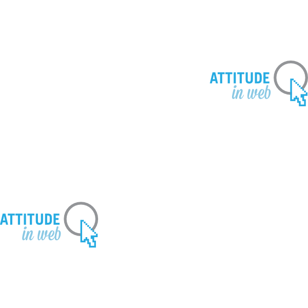 Attitude in Web Logo ,Logo , icon , SVG Attitude in Web Logo