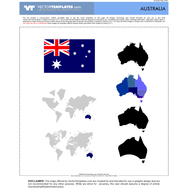 Australia Map Logo ,Logo , icon , SVG Australia Map Logo