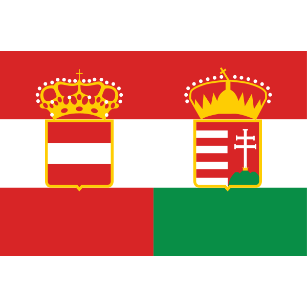 AUSTRIA HUNGARY FLAG Logo ,Logo , icon , SVG AUSTRIA HUNGARY FLAG Logo