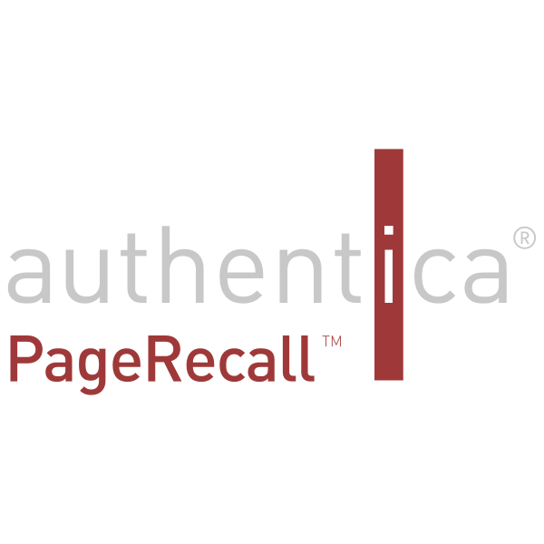 Authentica PageRecall 38897