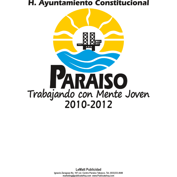 Ayuntamiento de Paraíso Tabasco 2010-2012 Logo ,Logo , icon , SVG Ayuntamiento de Paraíso Tabasco 2010-2012 Logo