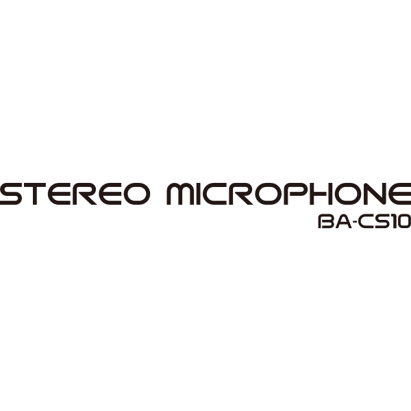 BA-CS10 Stereo Microphone Logo ,Logo , icon , SVG BA-CS10 Stereo Microphone Logo