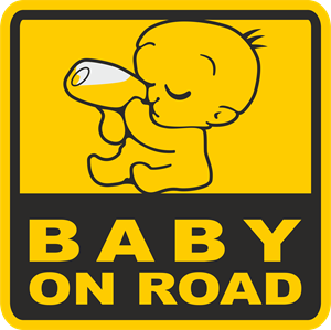 Baby on Road Logo ,Logo , icon , SVG Baby on Road Logo
