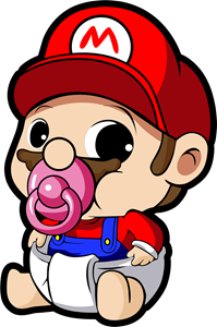 baby super mario Logo ,Logo , icon , SVG baby super mario Logo