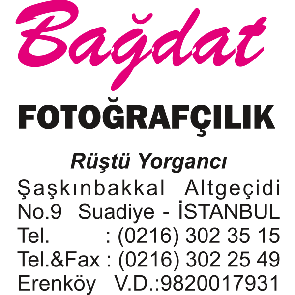 Bağdat Fotoğrafçılık Logo