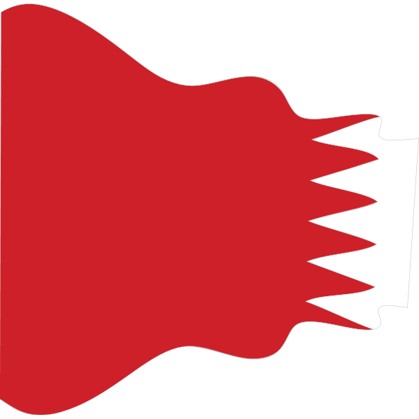 BAHRAIN WAVY FLAG Logo ,Logo , icon , SVG BAHRAIN WAVY FLAG Logo