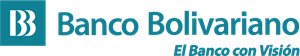 Banco Bolivariano vertical slogan Logo